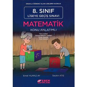 8. Sınıf LGS Matematik Konu Anlatımlı Esen Yayınları