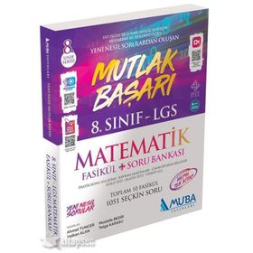 8. Sınıf Lgs Matematik Konu Anlatımlı Fasikül+Soru Bankası-Muba Yayınları