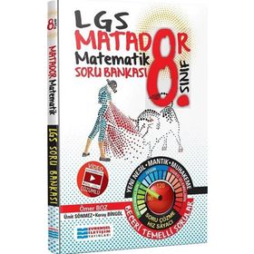 8. Sınıf LGS Matematik Matador Video Çözümlü Soru Bankası Evrensel İletişim Yayınları
