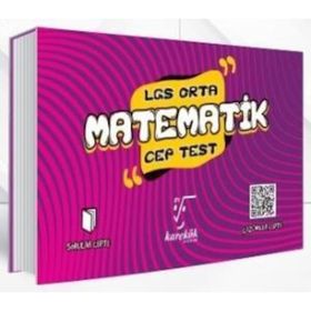 8. Sınıf LGS Matematik Orta Cep Test Karekök Yayınları