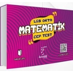 8. Sınıf LGS Matematik Orta Cep Test Karekök Yayınları