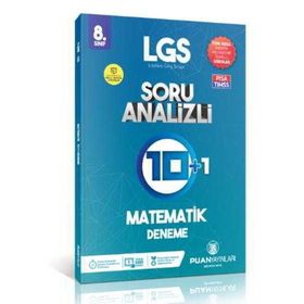 8. Sınıf LGS Matematik Soru Analizli 10+1 Deneme Puan Yayınları