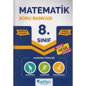 8. Sınıf LGS Matematik Soru Bankası Netfen Yayınları