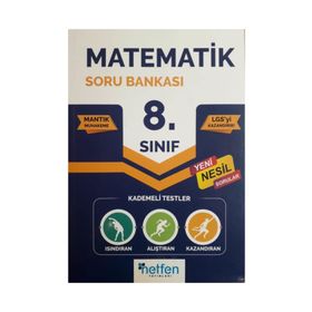 8. Sınıf LGS Matematik Soru Bankası Netfen Yayınları