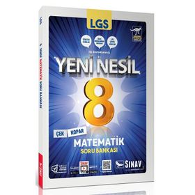 8. Sınıf LGS Matematik Soru Bankası - Sınav Dergisi Yayınları