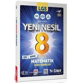 8. Sınıf LGS Matematik Soru Bankası - Sınav Dergisi Yayınları