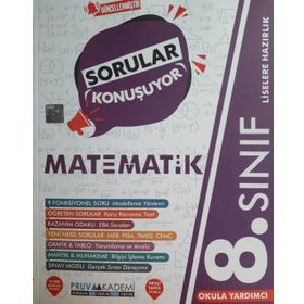8. Sınıf Lgs Matematik Sorular Konuşuyor Soru Bankası-Pruva Akademi Yayınları