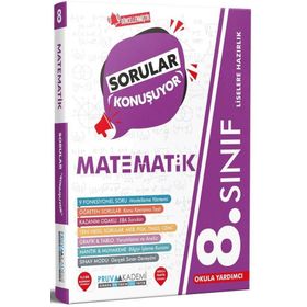 8. Sınıf Lgs Matematik Sorular Konuşuyor Soru Bankası-Pruva Akademi Yayınları