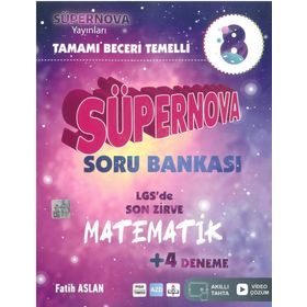 8. Sınıf LGS Matematik Süpernova Soru Bankası-Süpernova Yayınları