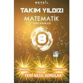 8. Sınıf LGS Matematik Takım Yıldızı Soru Bankası-Netbil Yayınları