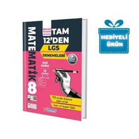 8. Sınıf LGS Matematik Tam 12'den Denemeleri-Berkay Yayınları