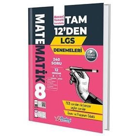 8. Sınıf LGS Matematik Tam 12'den Denemeleri-Berkay Yayınları