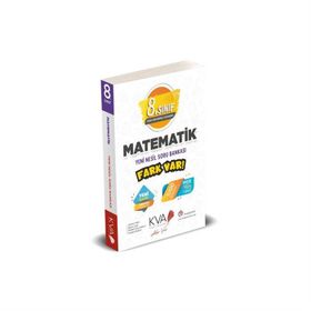 8. Sınıf LGS Matematik Yeni Nesil Etkinlikli Fark Var Soru Bankası Kva Yayınları