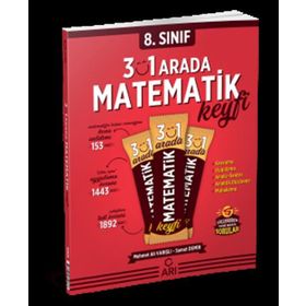 8. Sınıf LGS Matemito 3'ü 1 Arada Matematik Keyfi-Arı Yayınları