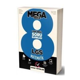8. Sınıf LGS Mega Matematik Soru Bankası Cevap Yayınları