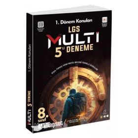 8. Sınıf Lgs Multi 5'li Deneme 1. Dönem Konuları Multicell Yayınları
