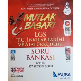 8. Sınıf Lgs Mutlak Başarı İnkılap Tarihi Soru Bankası-Muba Yayınları