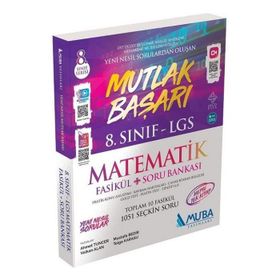 8. Sınıf LGS Mutlak Başarı Matematik Fasikül + Soru Bankası Muba Yayınları