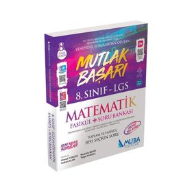 8. Sınıf LGS Mutlak Başarı Matematik Fasikül + Soru Bankası Muba Yayınları