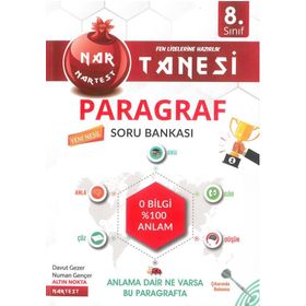 8. Sınıf Lgs Nar Tanesi Paragraf Soru Bankası-Nartest Yayınları