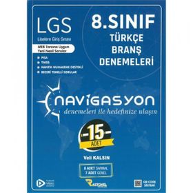 8. Sınıf LGS Navigasyon 15 li Türkçe Branş Denemeleri-Rasyonel Yayınları