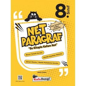 8. Sınıf LGS Net Paragraf Soru Bankası-Kafa Dengi Yayınları
