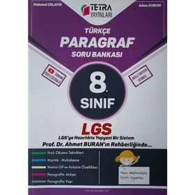 8.Sınıf LGS Paragraf Soru Bankası-Tetra Yayınları