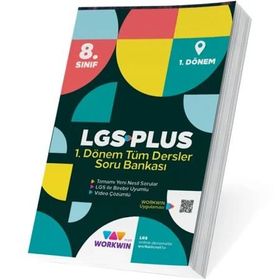 8. Sınıf LGS Plus 1. Dönem Tüm Dersler Soru Bankası-Workwin Yayınları