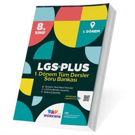 8. Sınıf LGS Plus 1. Dönem Tüm Dersler Soru Bankası-Workwin Yayınları