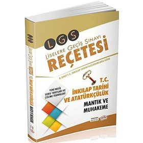 8. Sınıf LGS Reçetesi T.C İnkılap Tarihi ve Atatürkçülük Mantık ve Muhakeme Soru Bankası Angora Serisi-Editör Yayınları
