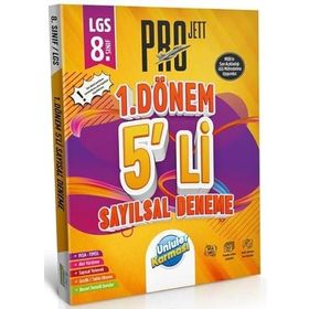 8. Sınıf LGS Sayısal 1. Dönem Pro JETT 5'li Deneme - Ünlüler Karması