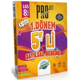 8. Sınıf LGS Sayısal 1. Dönem Pro JETT 5'li Deneme - Ünlüler Karması