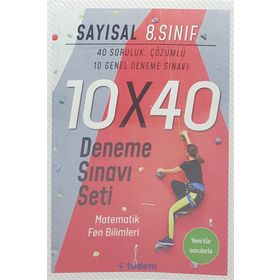 8. Sınıf Lgs Sayısal 10x40 Deneme-Tudem Yayınları