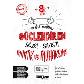 8.Sınıf LGS Sayısal Sözel Mantık-Muhakeme Güçlendiren Soru Bankası