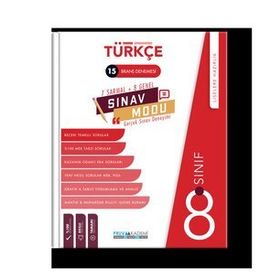 8. Sınıf Lgs Sınav Modu Türkçe Branş Deneme-Pruva Akademi Yayınları