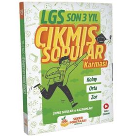 8. Sınıf Lgs Son 3 Yıl Çıkmış Sorular Kitabı - Şeker Portakalı Yayınları