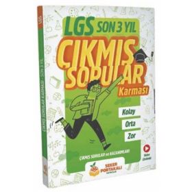 8. Sınıf Lgs Son 3 Yıl Çıkmış Sorular Kitabı - Şeker Portakalı Yayınları