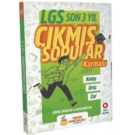 8. Sınıf Lgs Son 3 Yıl Çıkmış Sorular Kitabı - Şeker Portakalı Yayınları
