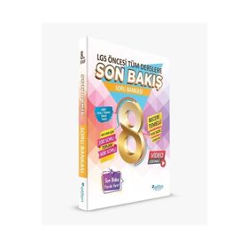8.Sınıf LGS Son Bakış Soru Bankası-Netfen Yayınları
