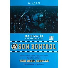 8. Sınıf Lgs Son Kontrol Matematik Denemesi-Bilfen Yayınları