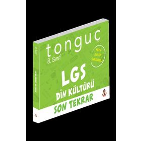 8.Sınıf LGS Son Tekrar Din Kültürü ve Ahlak Bilgisi-Tonguç Akademi