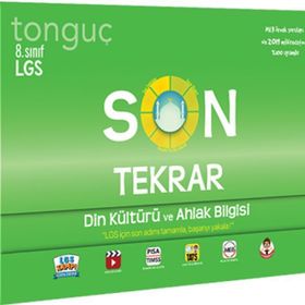 8.Sınıf LGS Son Tekrar Din Kültürü ve Ahlak Bilgisi-Tonguç Akademi