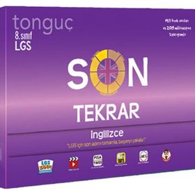 8. Sınıf LGS Son Tekrar İngilizce Soru Bankası Tonguç Akademi Yayınları
