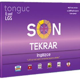 8. Sınıf LGS Son Tekrar İngilizce Soru Bankası Tonguç Akademi Yayınları