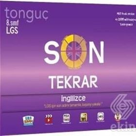 8. Sınıf LGS Son Tekrar İngilizce Soru Bankası Tonguç Akademi Yayınları