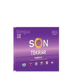 8. Sınıf LGS Son Tekrar İngilizce Soru Bankası Tonguç Akademi Yayınları