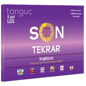 8. Sınıf LGS Son Tekrar İngilizce Soru Bankası Tonguç Akademi Yayınları