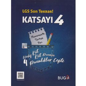 8. Sınıf LGS Son Tekrar Katsayı 4 Soru Bankası-Buga Yayınları