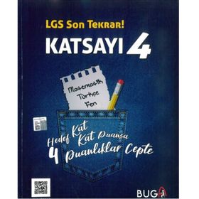 8. Sınıf LGS Son Tekrar Katsayı 4 Soru Bankası-Buga Yayınları