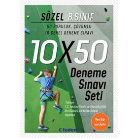 8. Sınıf Lgs Sözel 10x50 Deneme-Tudem Yayınları